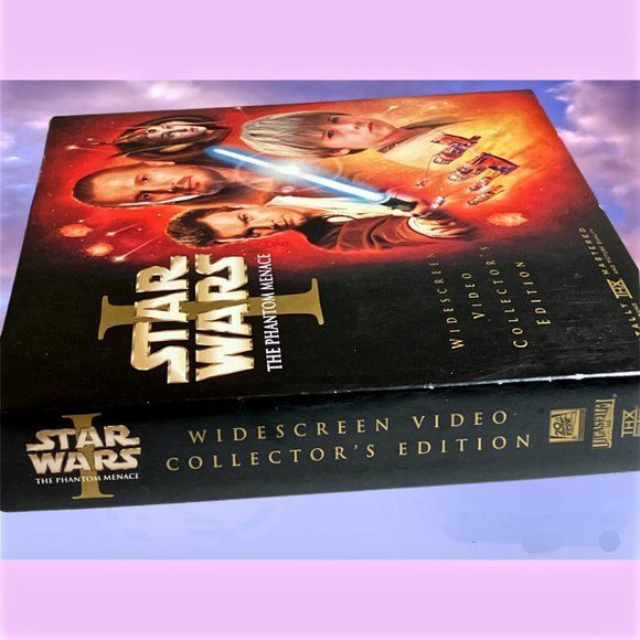 Complete Star Wars THE PHANTOM MENACE 1999 VIDEO WIDESCREEN COLLECTOR'S EDITION - Picture 4 of 15